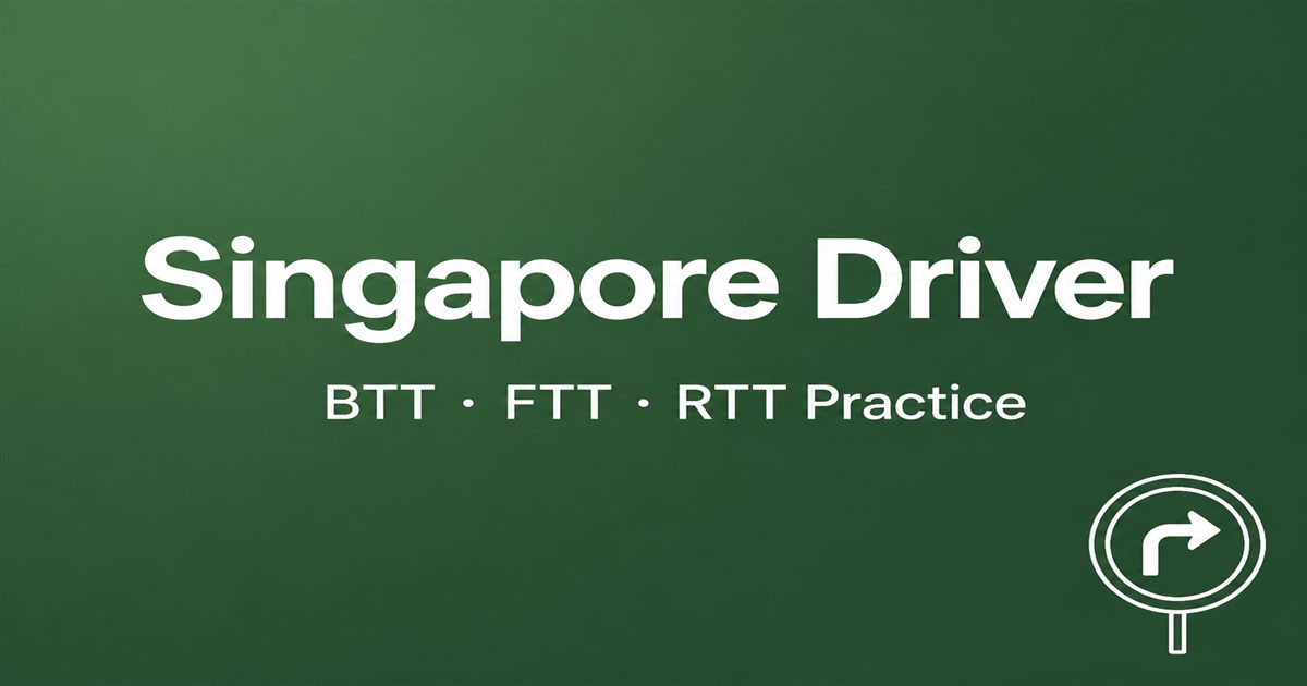 Certificate of Merit for Singapore Drivers | Singapore Driver